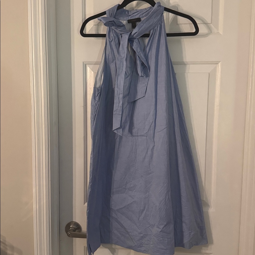 J. Crew Blue Cotton Dress
